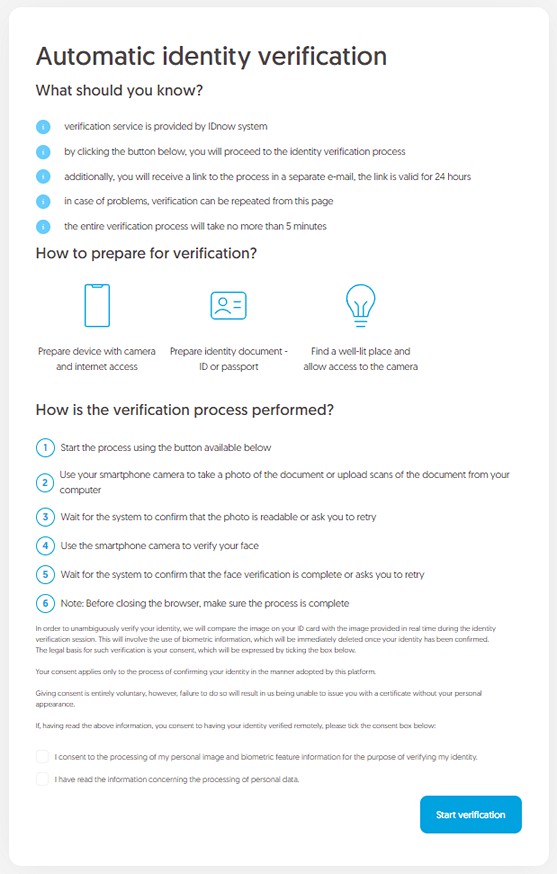 Automatic Identity Verification